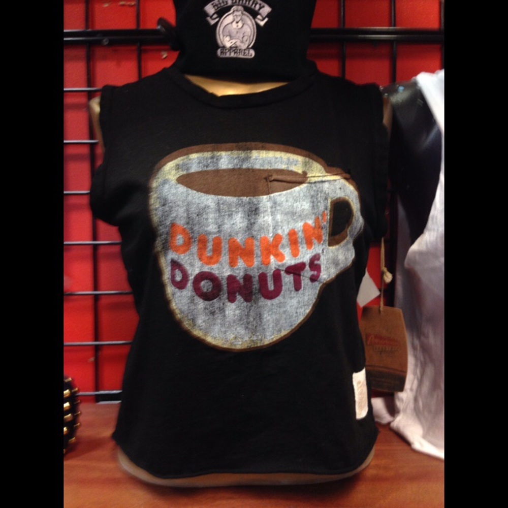 Women’s Dunkin Donuts’ Black Vintage Muscle Tank Size M